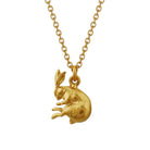 Alex Monroe Jewellery Gold-Plated Alex Monroe Sleeping Hare Necklace