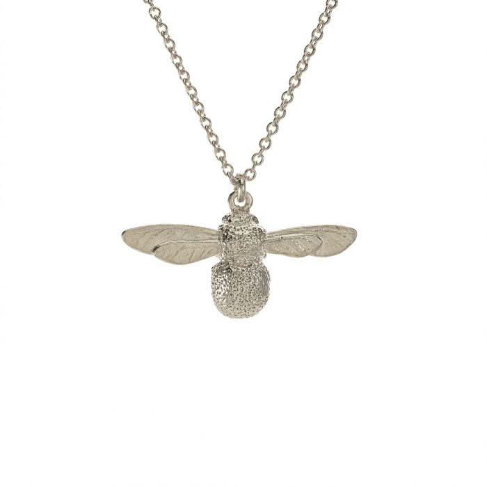 Alex Monroe Jewellery Silver Alex Monroe Baby Bee Necklace