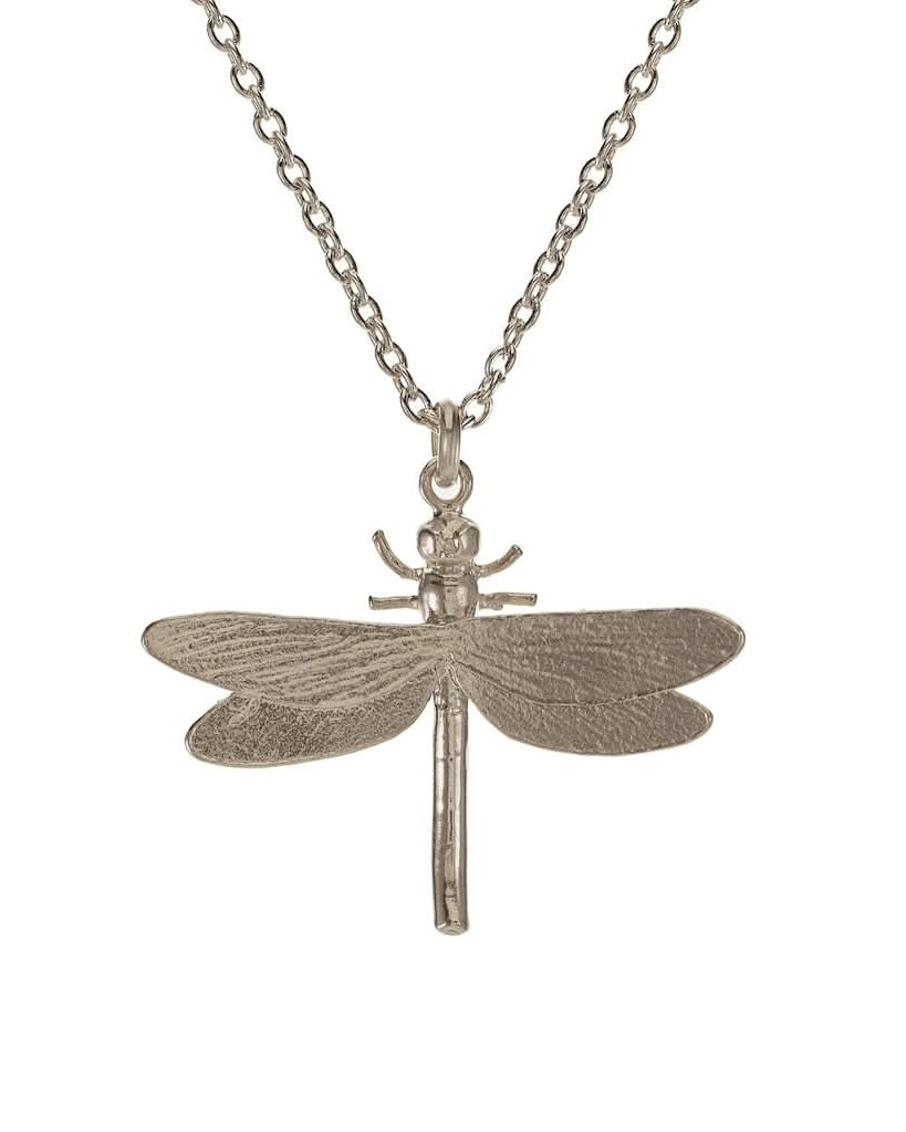 Alex Monroe Jewellery Silver Alex Monroe Dragonfly Necklace