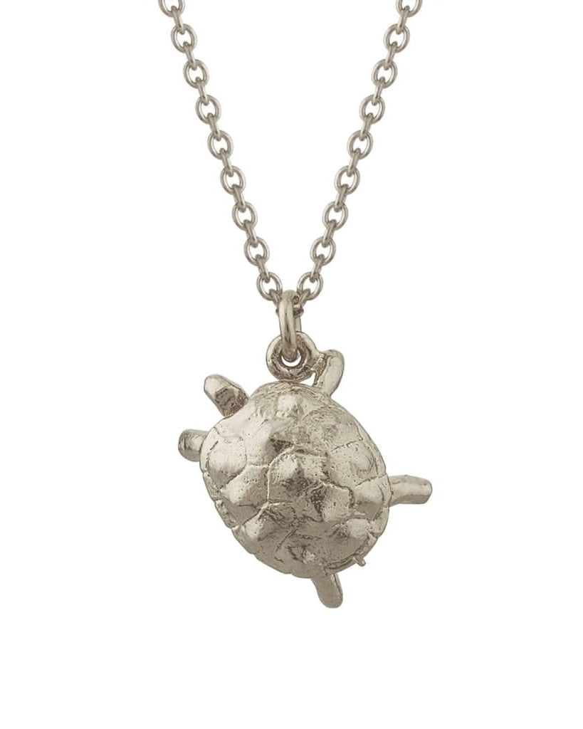 Alex Monroe Jewellery Silver Alex Monroe Racing Tortoise Necklace