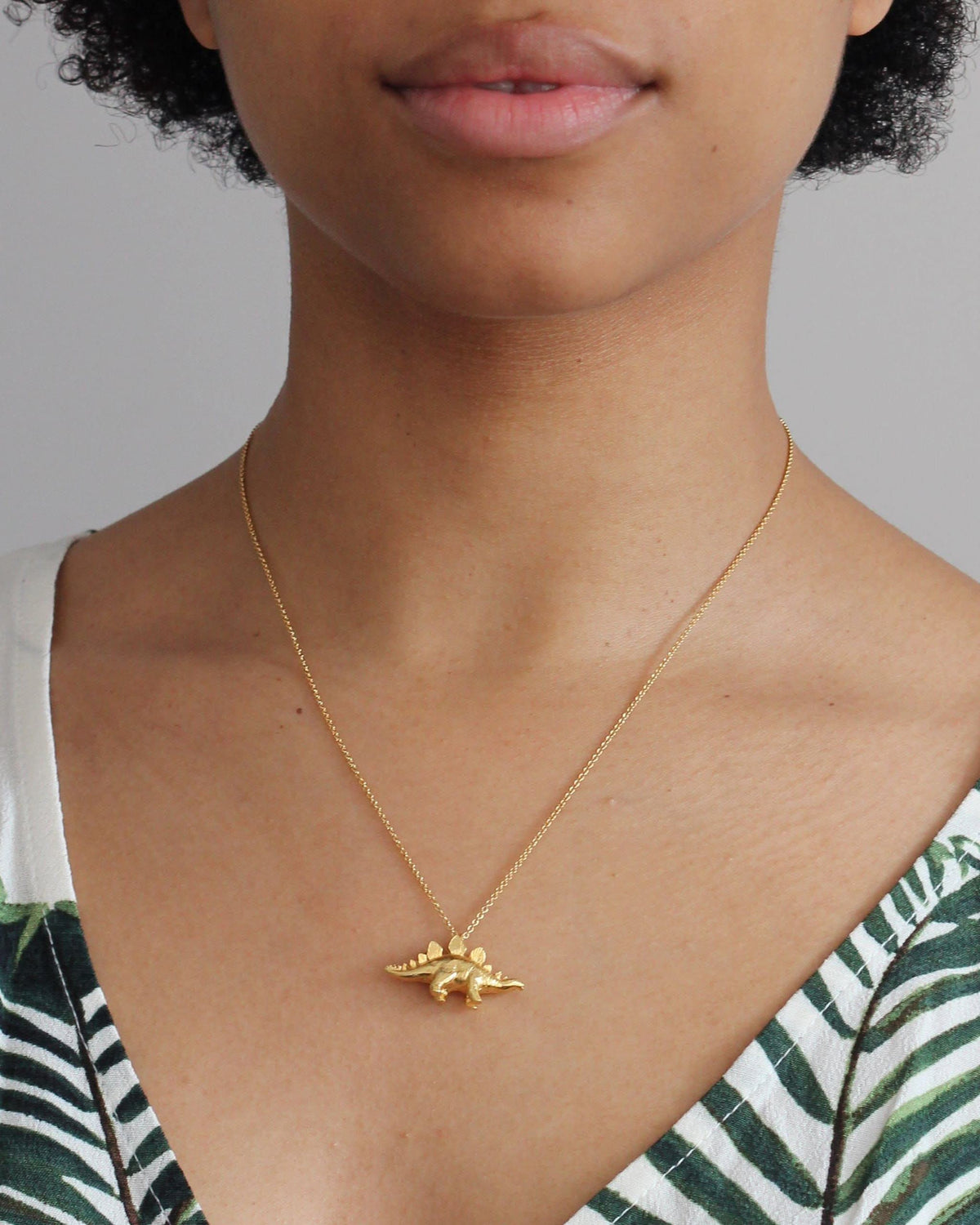 Alex Monroe Jewellery Stegosaurus Necklace