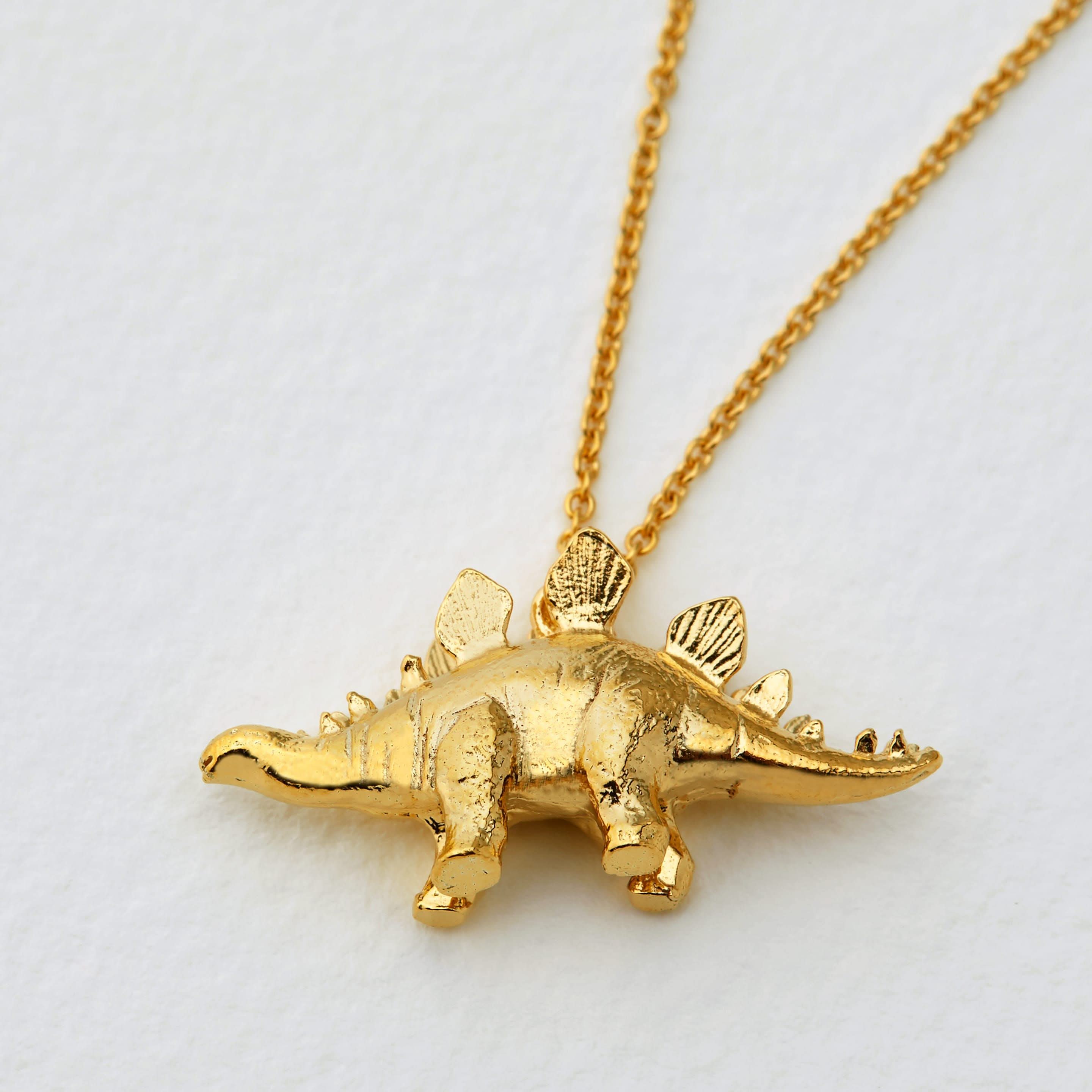 Alex Monroe Jewellery Stegosaurus Necklace