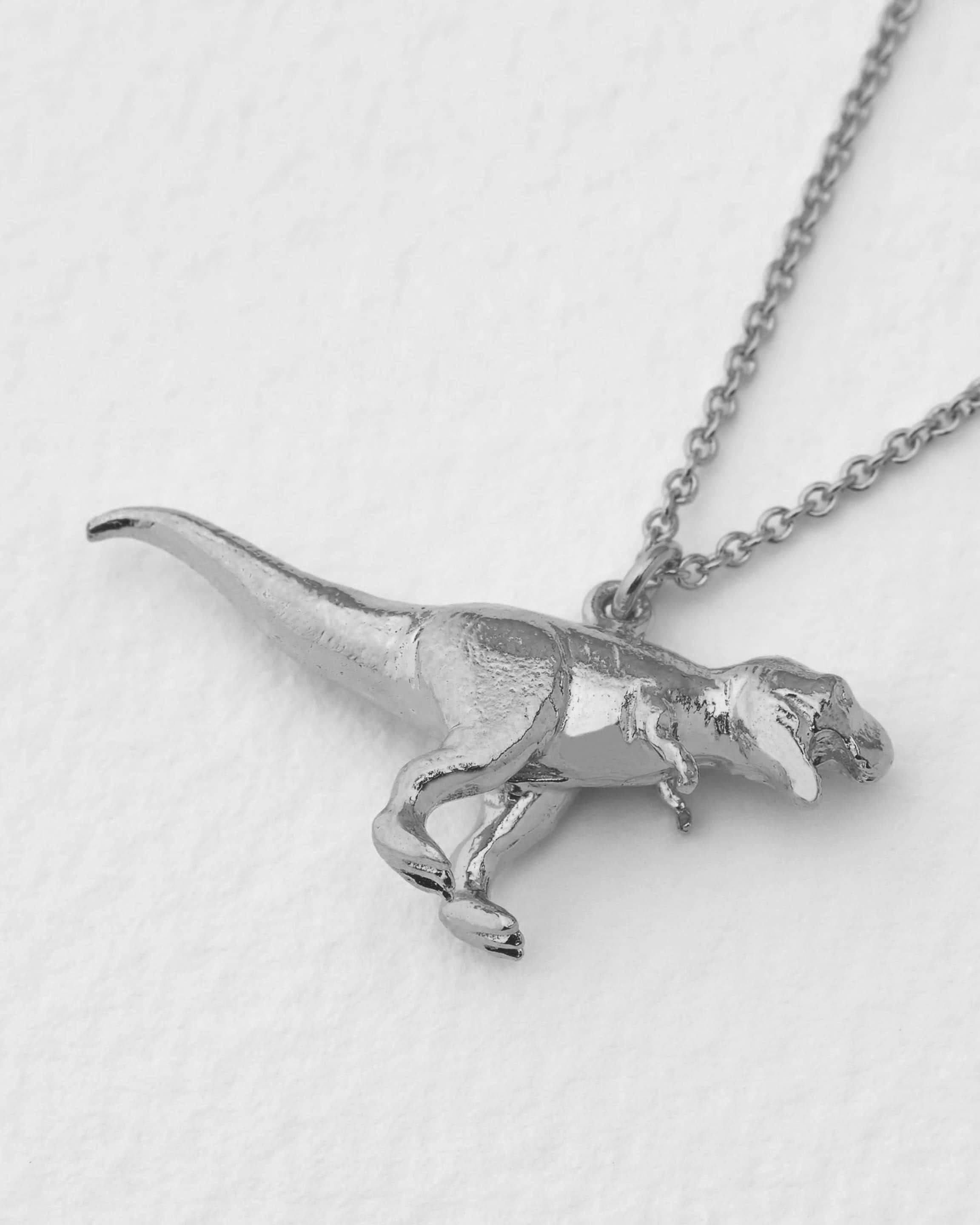 Alex Monroe Jewellery Tyrannosaurus Rex Necklace