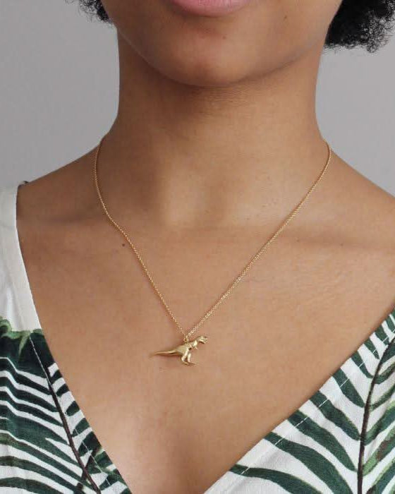 Alex Monroe Jewellery Tyrannosaurus Rex Necklace