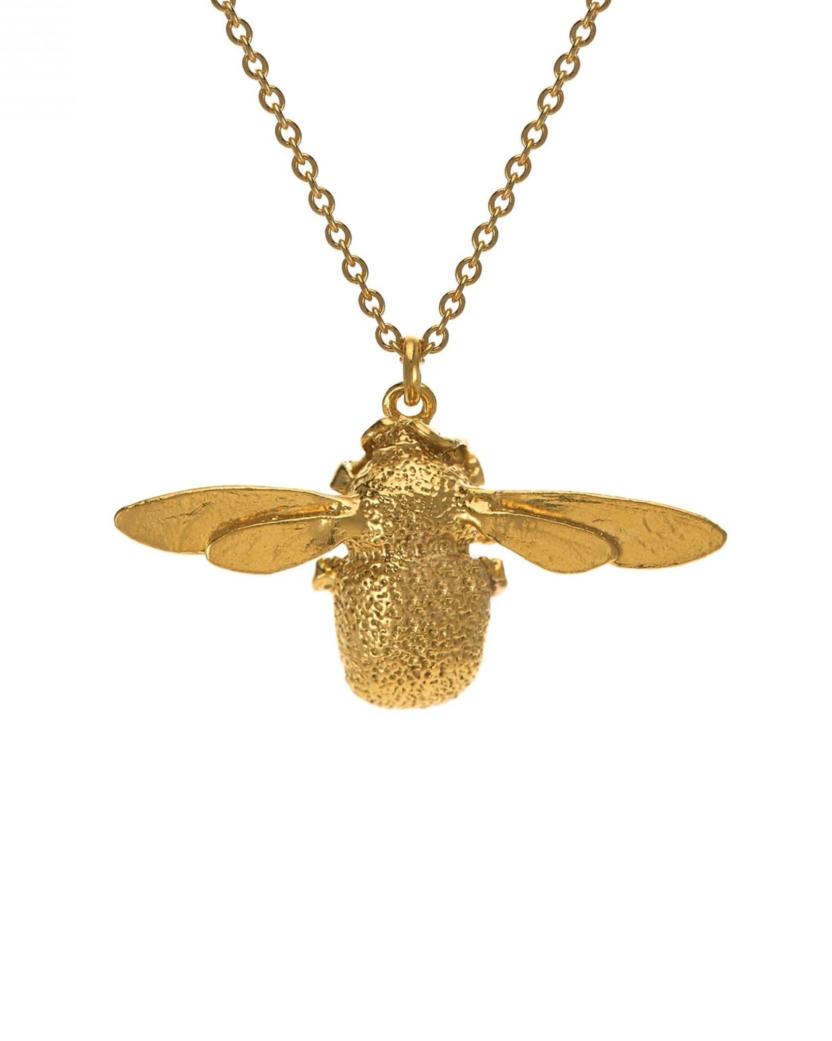 Alex Monroe Jewellery Yellow Gold Plated Alex Monroe Bumblebee Necklace