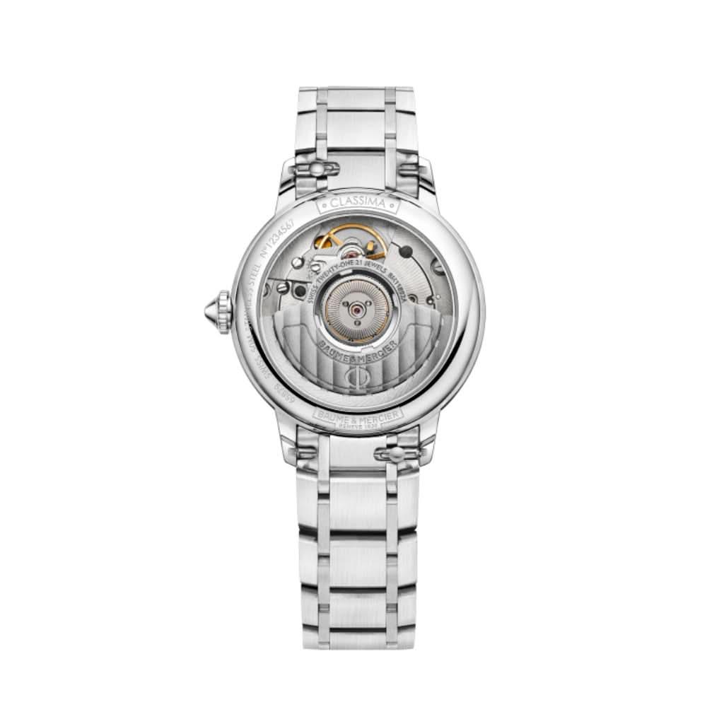 Baume et Mercier Luxury Watch Baume et Mercier Classima Diamond-Set Ladies Automatic Watch 10610