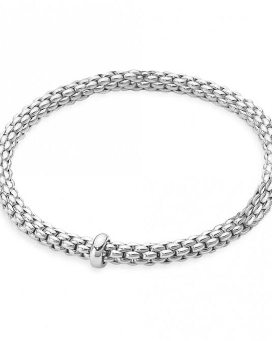 FOPE Designer Jewellery FOPE 18ct White Gold Flex’it Bracelet 620B