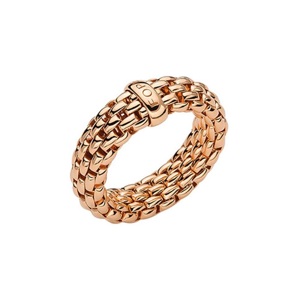 FOPE Designer Jewellery FOPE 18ct Yellow Gold Essentials Ring
