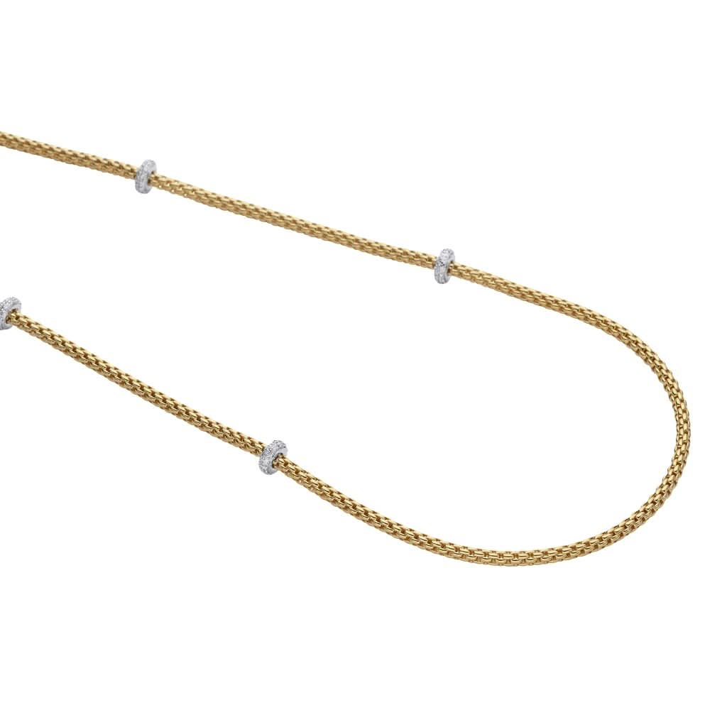 FOPE Designer Jewellery FOPE Prima 18ct Gold Long 1.44ct Diamond Necklace 745 BBR