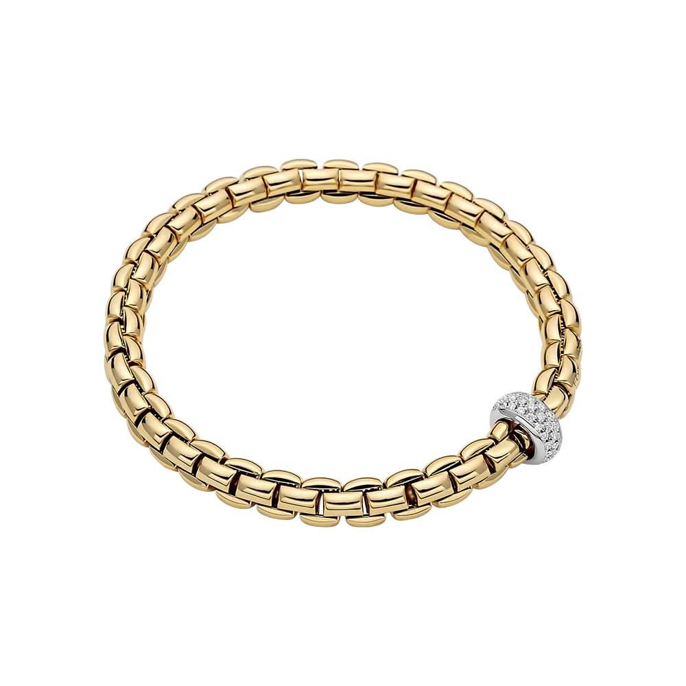 FOPE Jewellery FOPE Eka Anniversario Collection Flex'it bracelet with diamond pavé