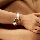 Georg Jensen Designer Jewellery Georg Jensen Silver ARC Hinged Bangle