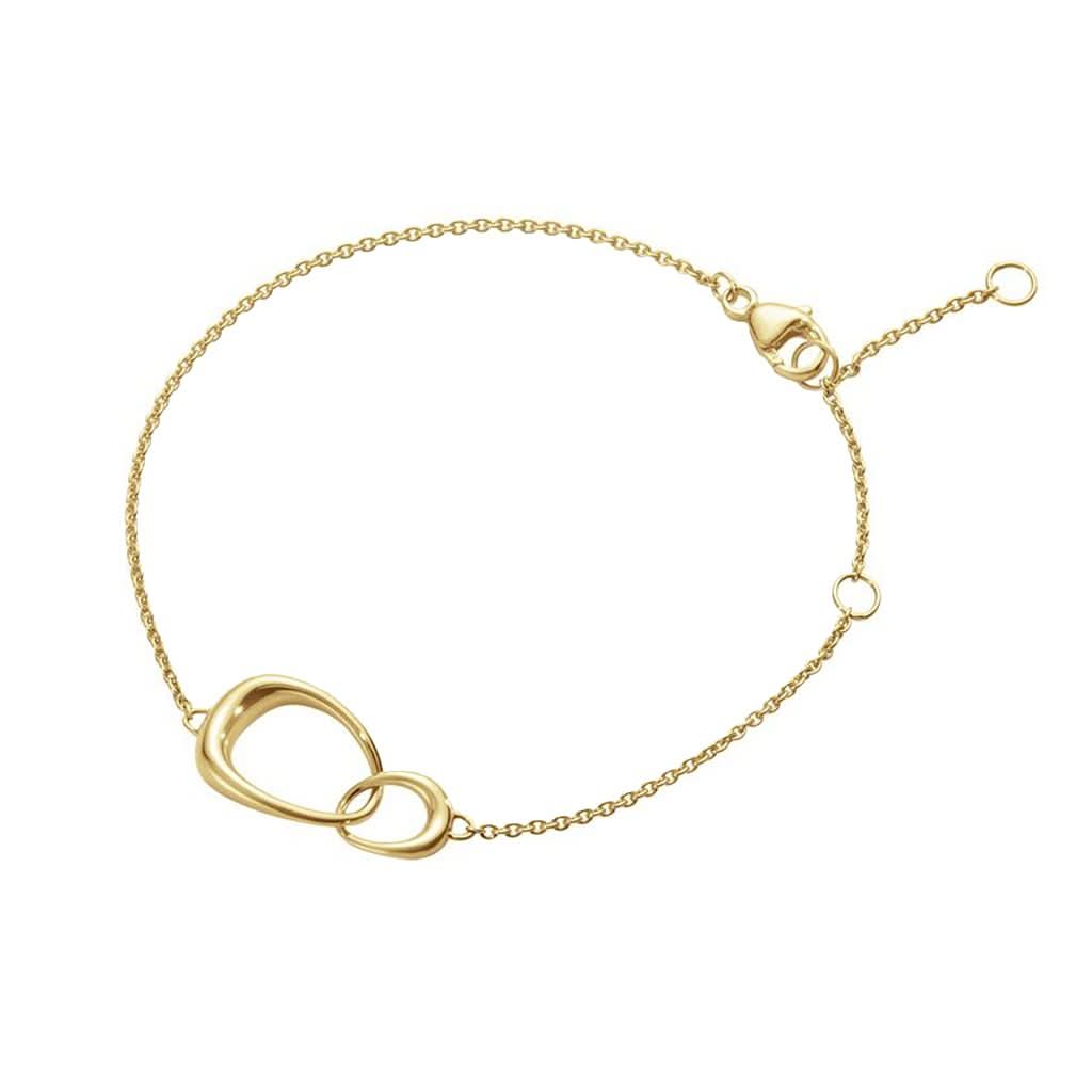 Georg Jensen Jewellery 18ct Yellow Gold Georg Jensen Offspring Interlocking Bracelet - 18ct Gold (10015344)