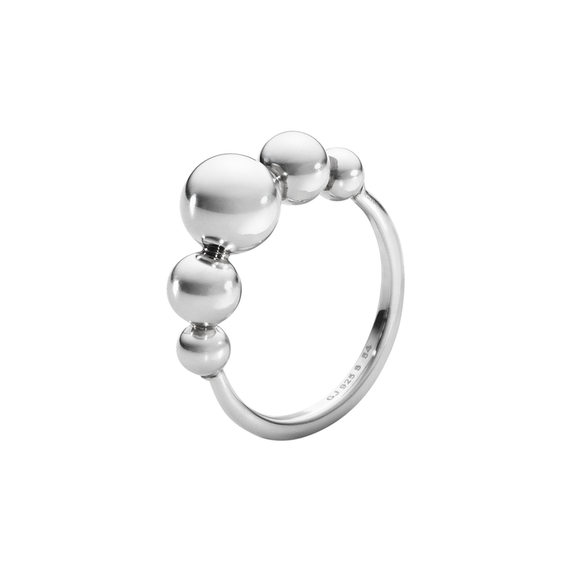 Georg Jensen Jewellery 56 Georg Jensen Silver Moonlight Grapes Ring 3560989