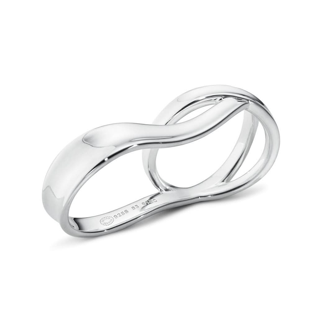 Georg Jensen Jewellery Georg Jensen Marcia Double Cross-Over Ring - Sterling Silver (3561120)