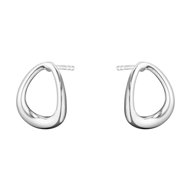 Georg Jensen Jewellery Single Hoop Georg Jensen Offspring Earrings - Sterling Silver