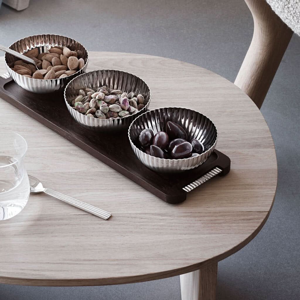 Georg Jensen Silverware Homewares Gifts Georg Jensen Bernadotte Tray with Bowls (10018216)
