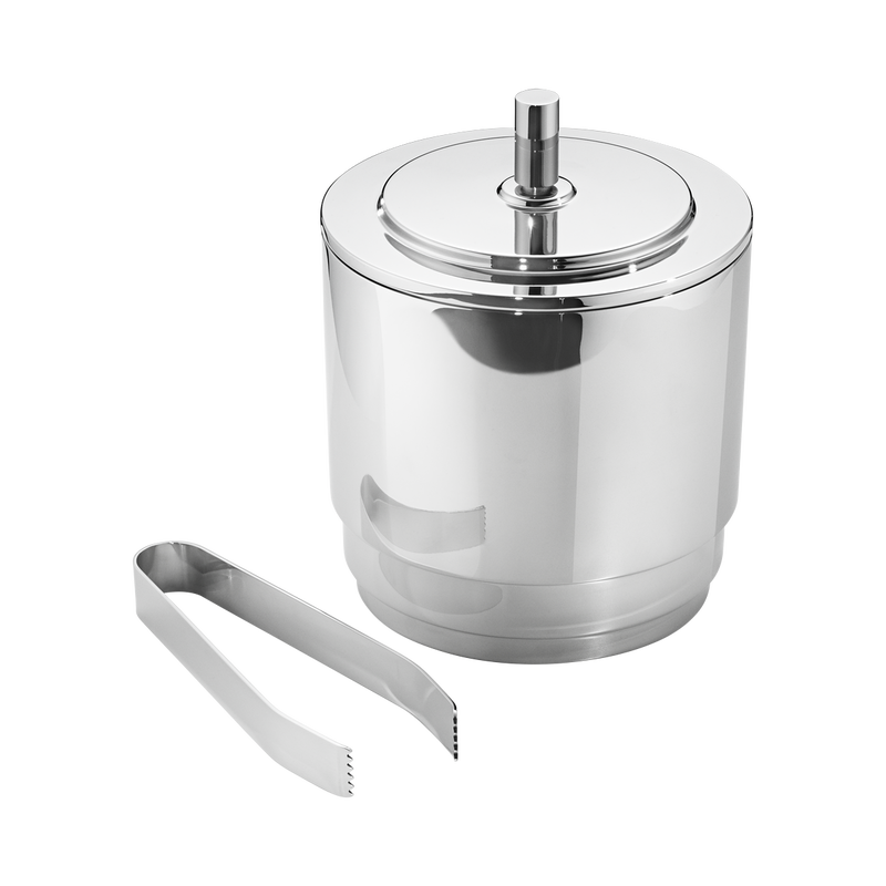 Georg Jensen Silverware Homewares Gifts Georg Jensen Manhattan Ice Bucket with Tongs (3586086)