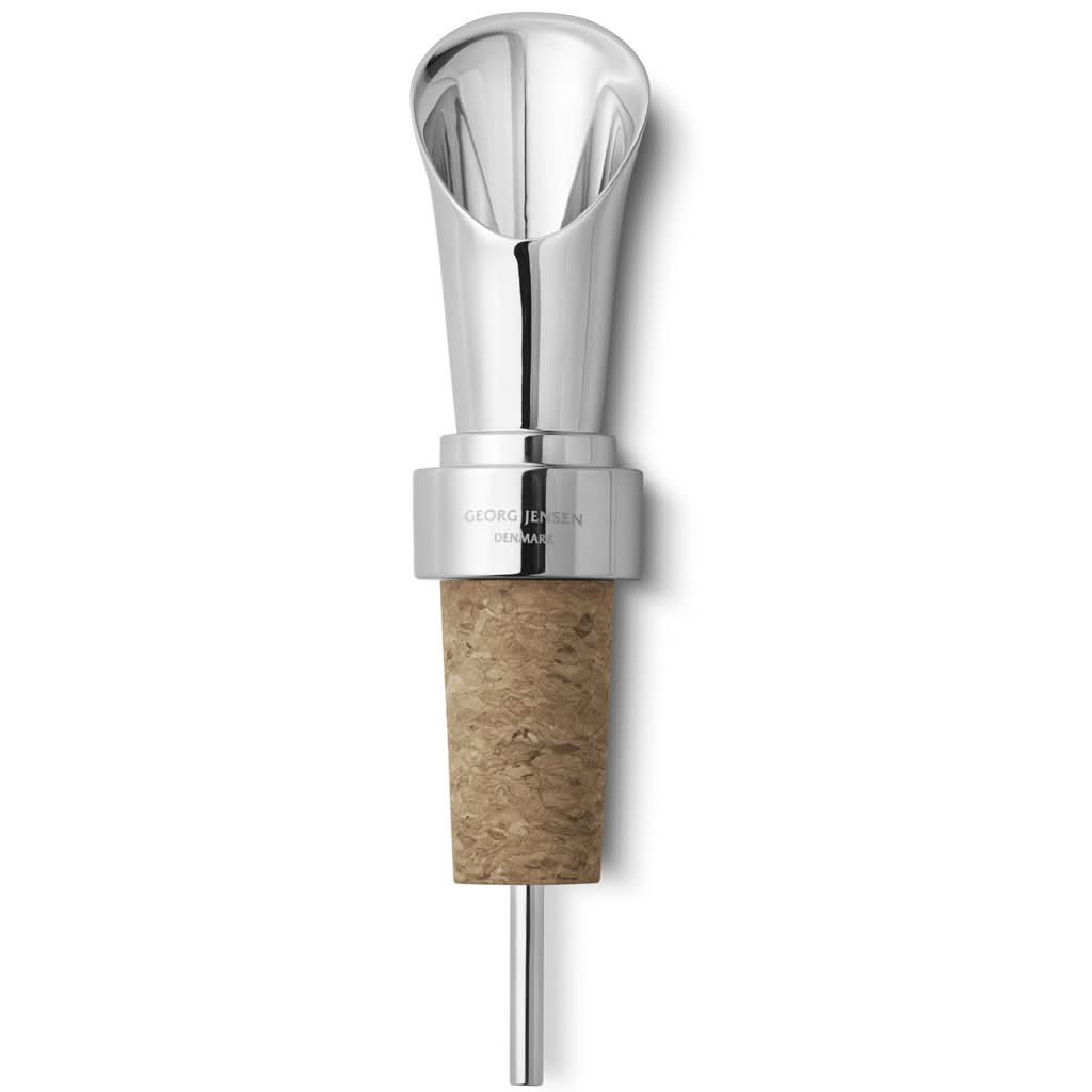 Georg Jensen Silverware Homewares Gifts Georg Jensen Manhattan Wine Pourer - Stainless Steel