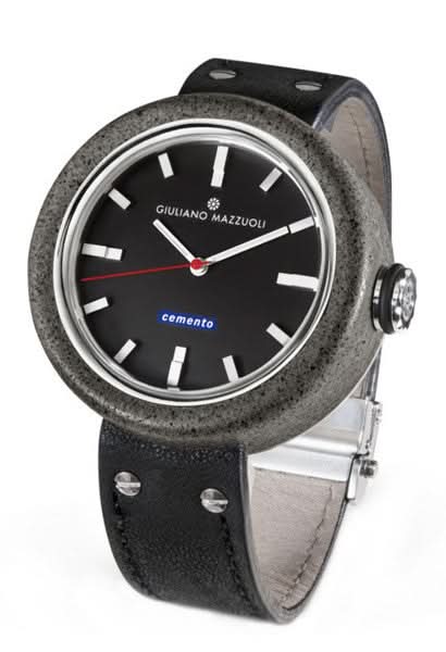 Guiliano Mazzuoli Luxury Watches Black GIULIANO MAZZUOLI Cemento watch - Rare Cement Case CEM1601
