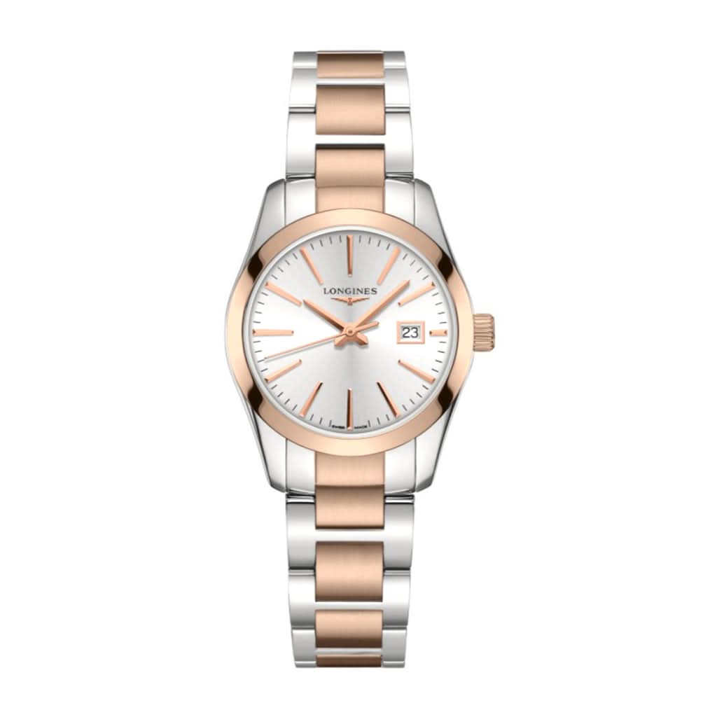 Longines Luxury Watch A LONGINES CONQUEST CLASSIC Quartz Date Watch on Bracelet L2.286.3.72.7