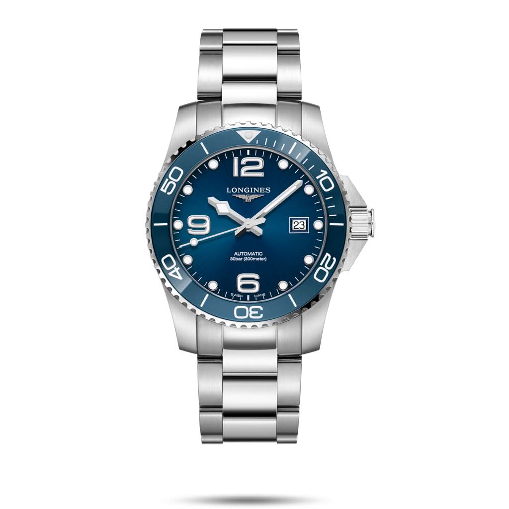 Longines Luxury Watch LONGINES HYDROCONQUEST Stainless Steel Automatic Date Watch, L3.780.4.96.6