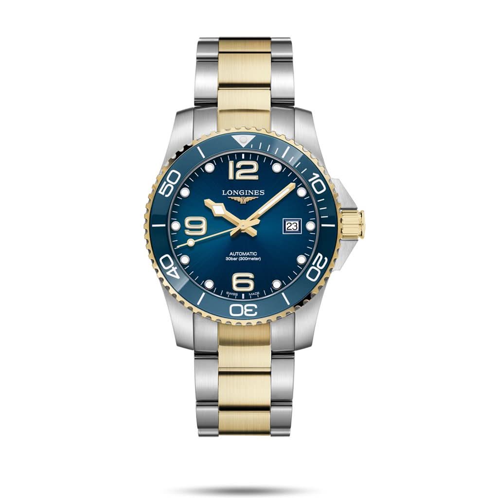 Longines Luxury Watch LONGINES HYDROCONQUEST Stainless Steel Automatic Date Watch with Blue Dial L37813967