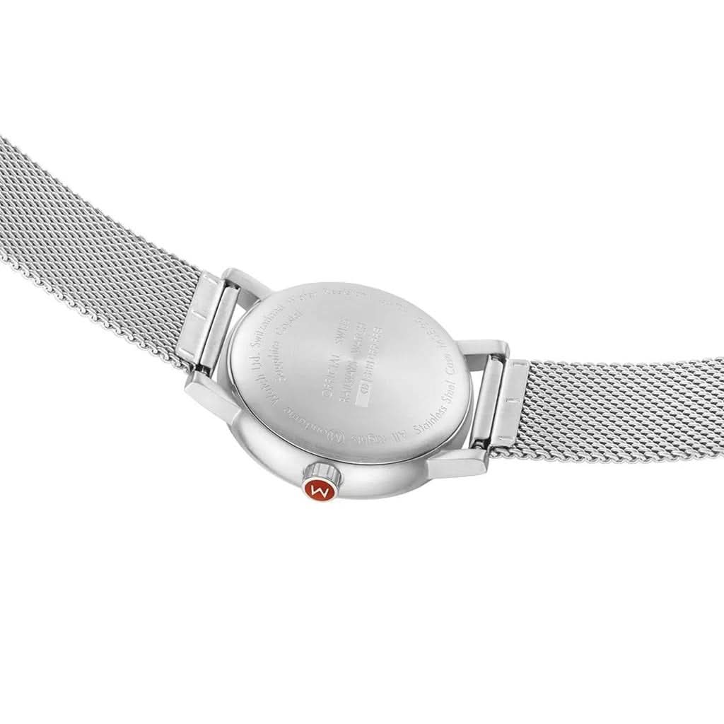 Mondaine Luxury Watches Mondaine evo2 Stainless Steel Watch with Mesh Bracelet