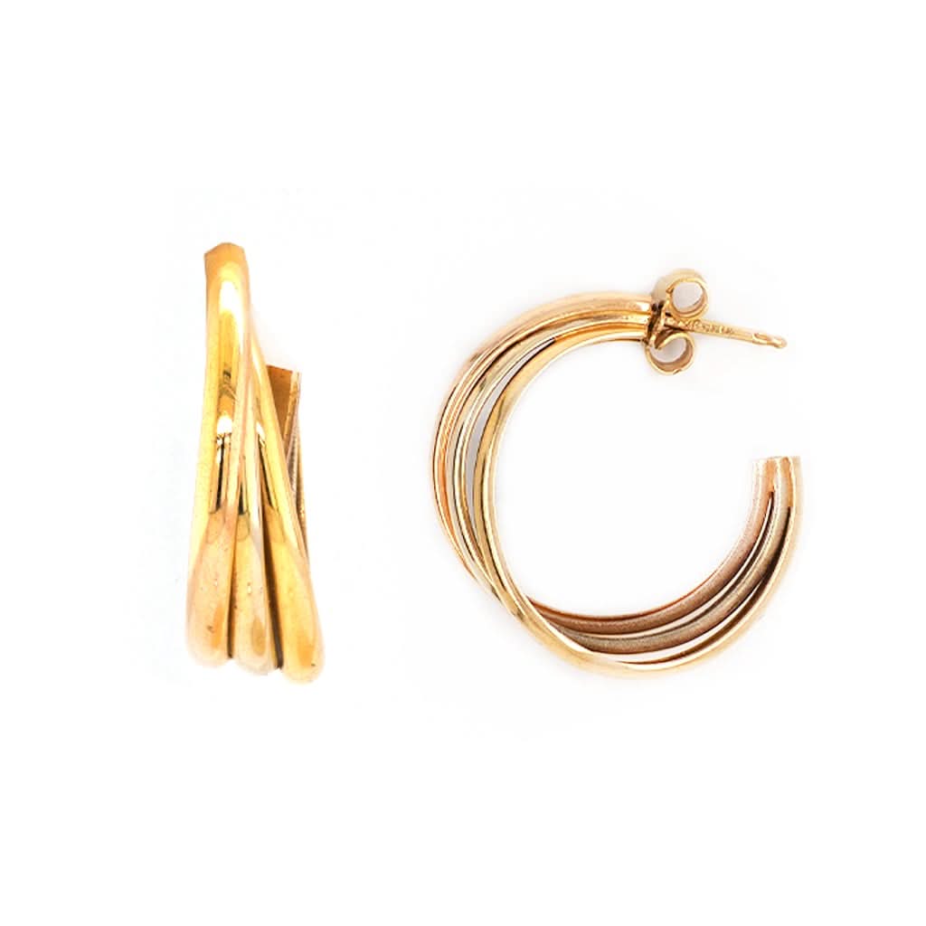 Ogden of Harrogate Jewellery 18ct Gold Hoop Earrings