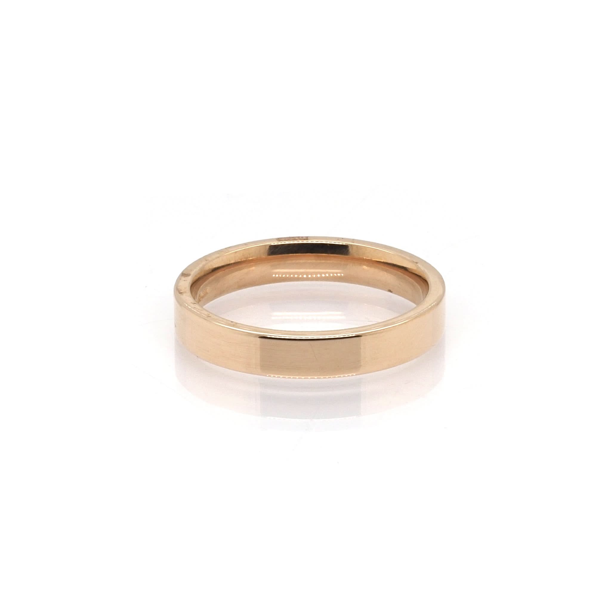 Ogden of Harrogate Jewellery 18ct Rose Gold Easy-Fit Wedding Band