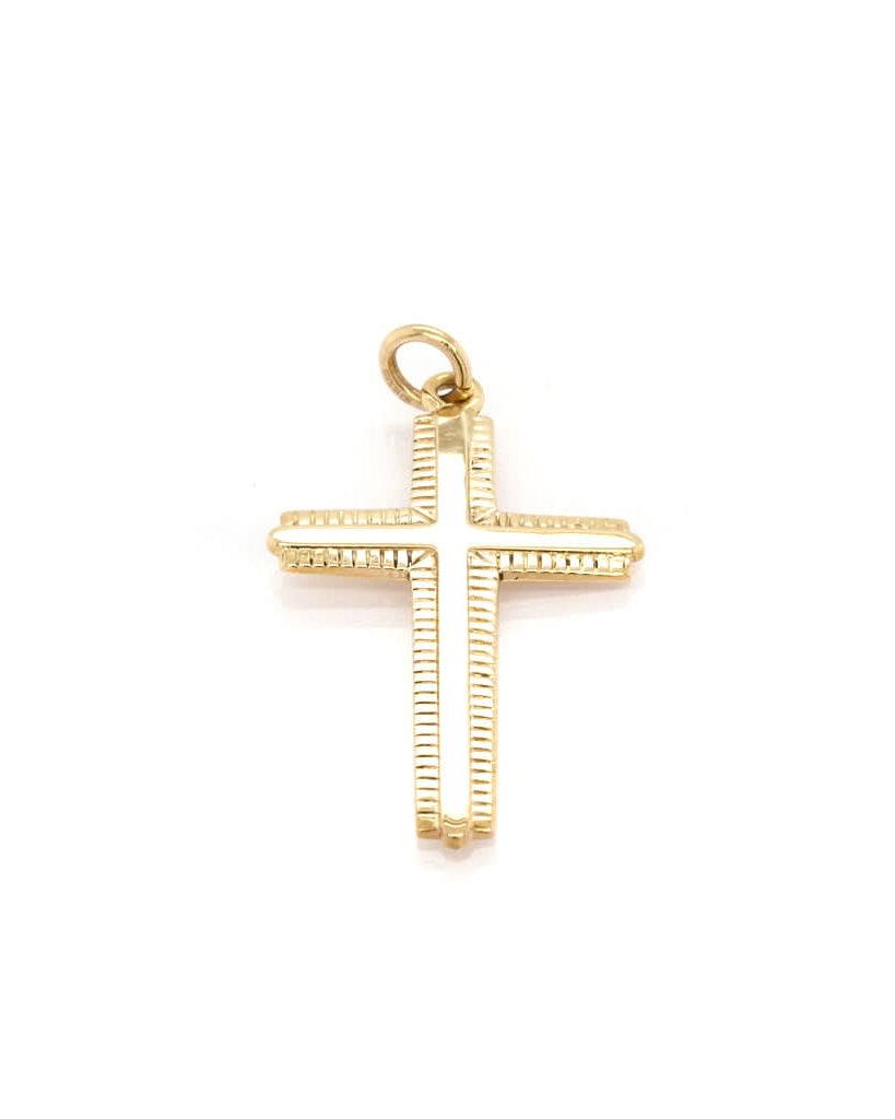 Ogden of Harrogate Jewellery 9ct Gold Cross Charm Pendant