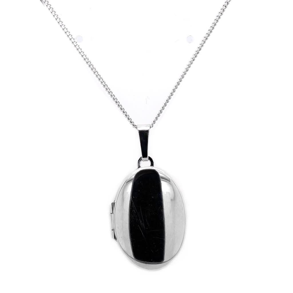 Ogden of Harrogate Jewellery 9ct White Gold Family Locket