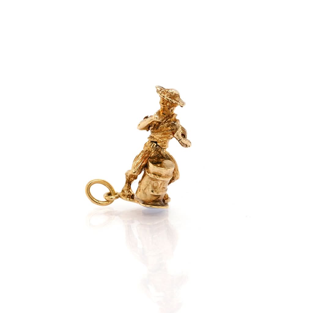 Ogden of Harrogate Jewellery 9ct Yellow Gold Drummer Boy Charm