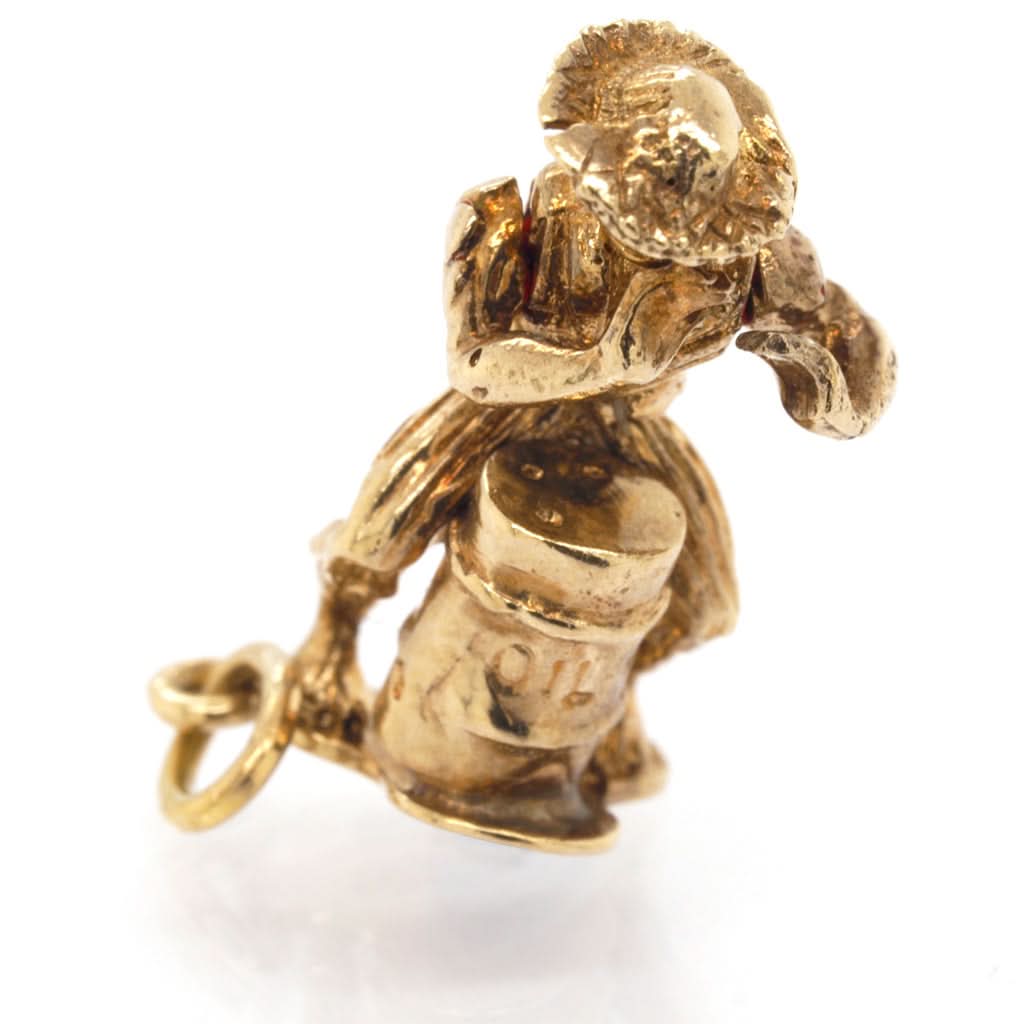 Ogden of Harrogate Jewellery 9ct Yellow Gold Drummer Boy Charm