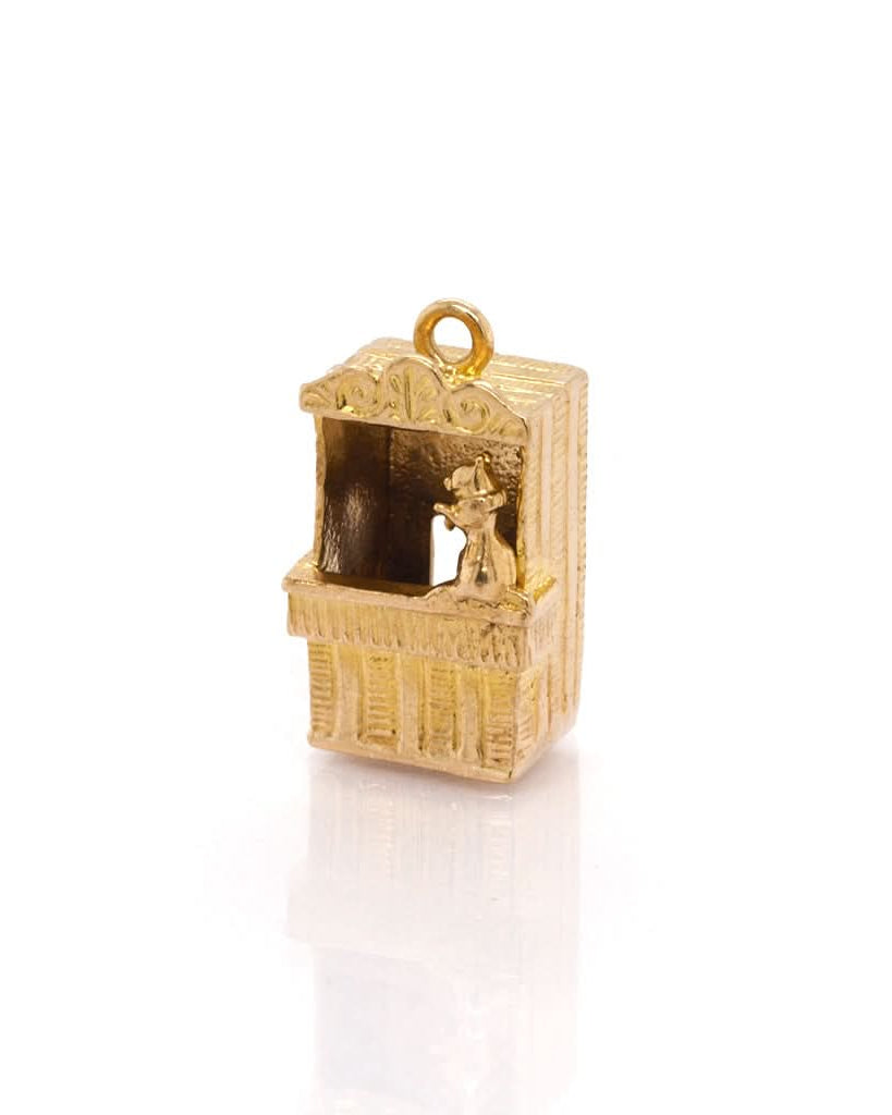 Ogden of Harrogate Jewellery 9ct Yellow Gold Punch & Judy Charm