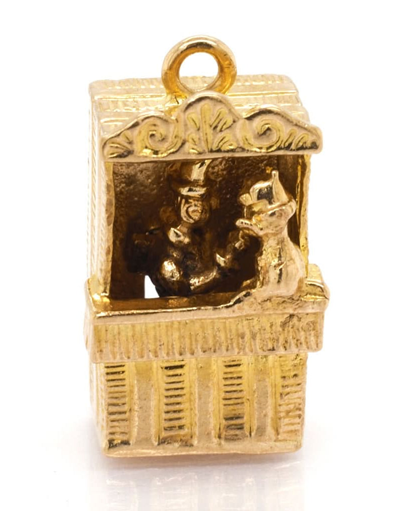 Ogden of Harrogate Jewellery 9ct Yellow Gold Punch & Judy Charm