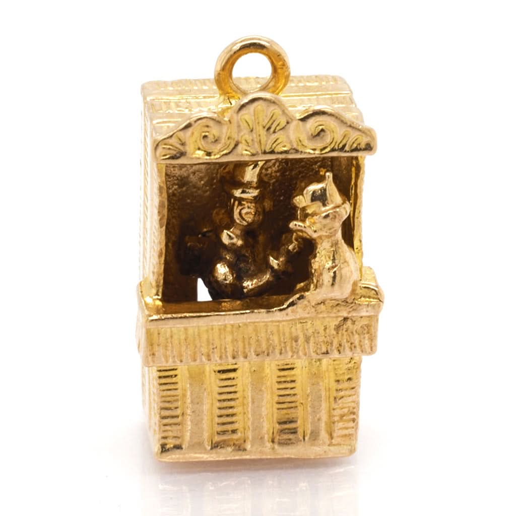 Ogden of Harrogate Jewellery 9ct Yellow Gold Punch & Judy Charm