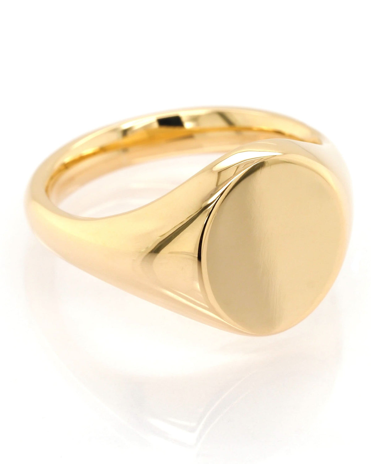 Ogden of Harrogate Jewellery A Medium 9ct Yellow Gold Signet Ring