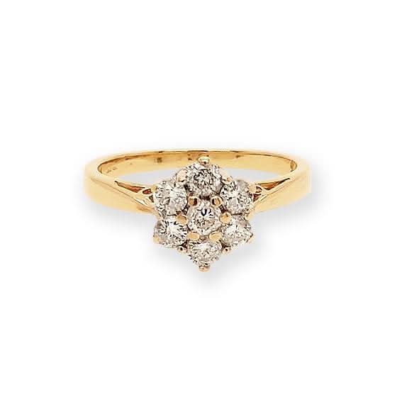 Ogden of Harrogate Jewellery Daisy Cluster Ring