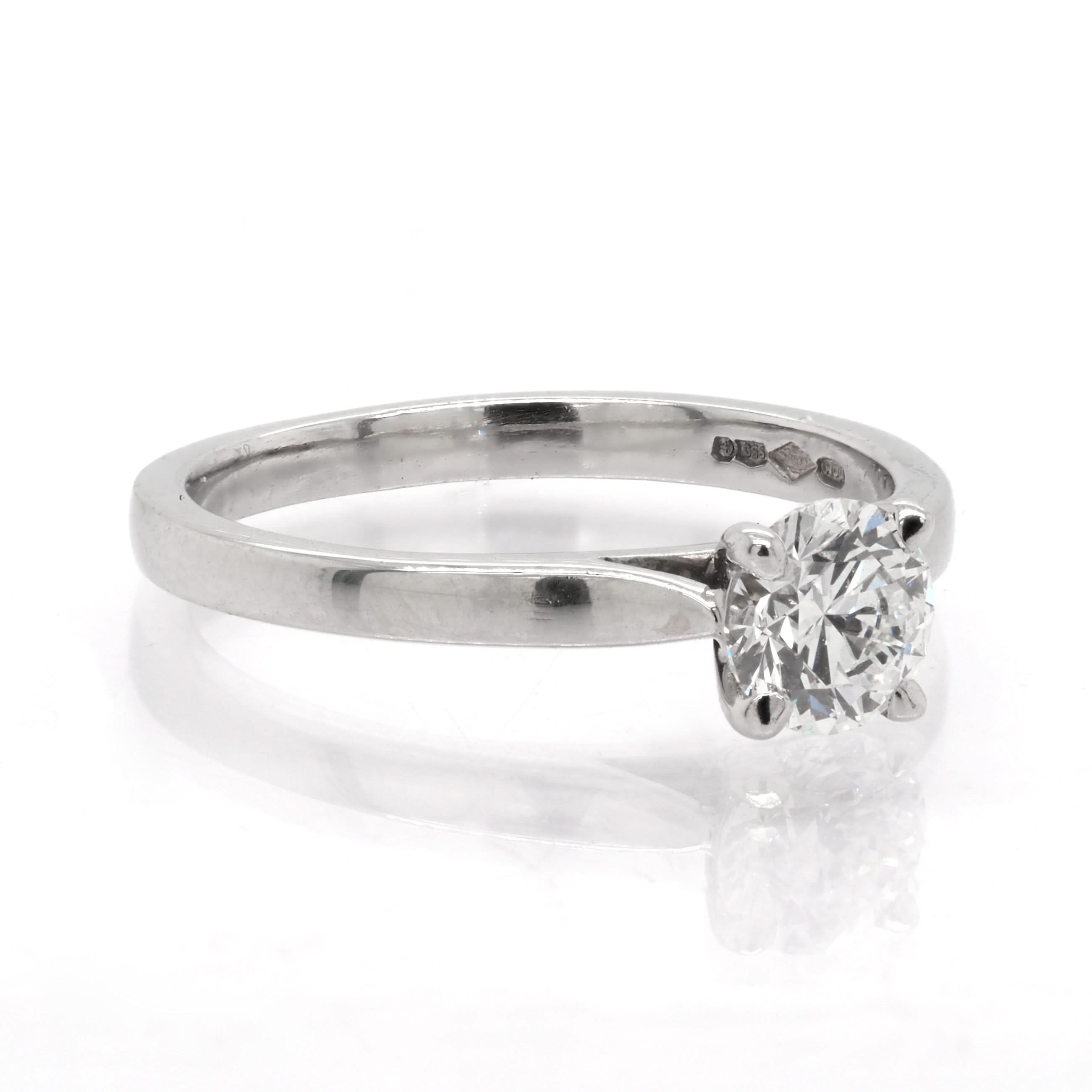 Ogden of Harrogate Jewellery Platinum Diamond Solitaire Ring