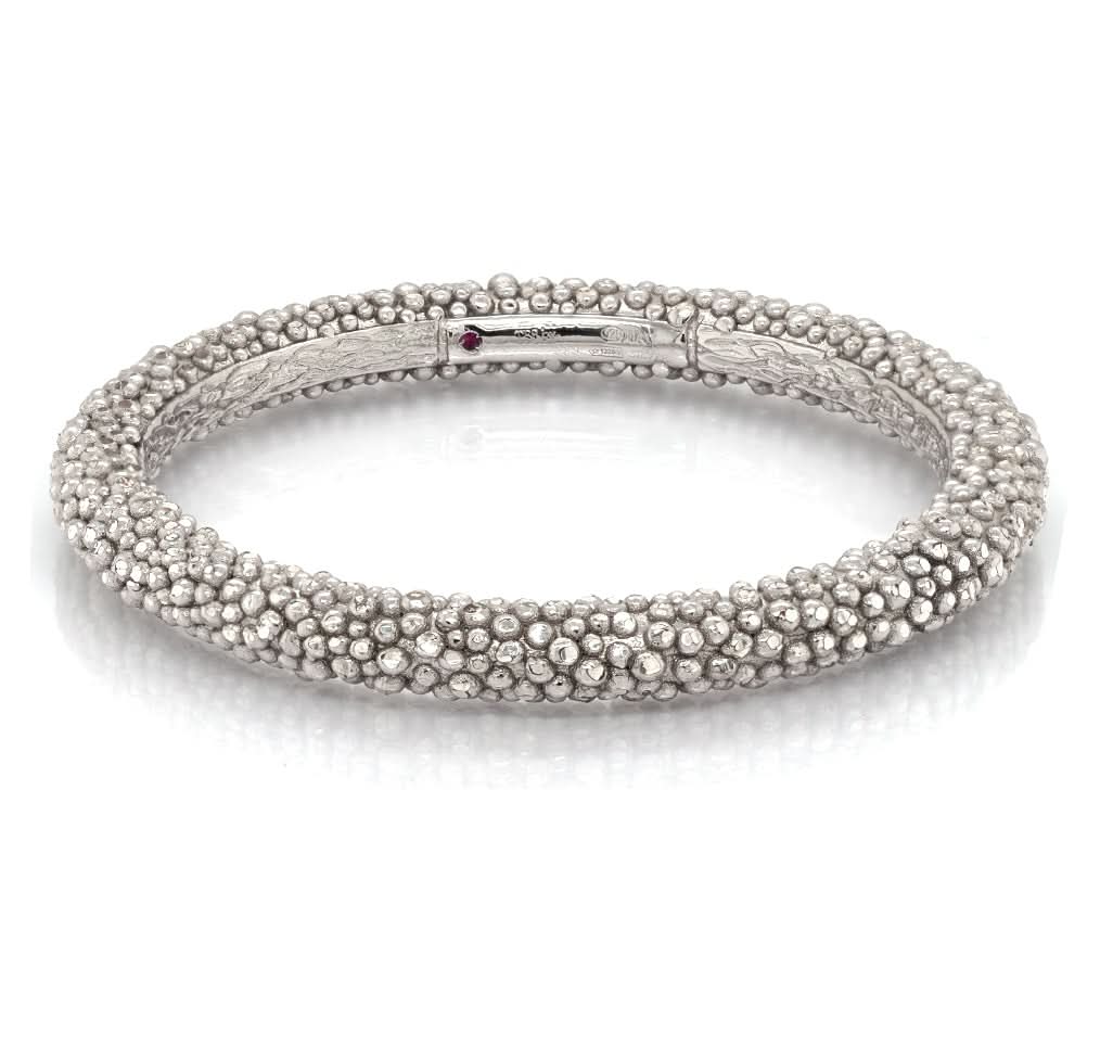 Ogden of Harrogate Jewellery Roberto Coin Silver Beaded Bangle