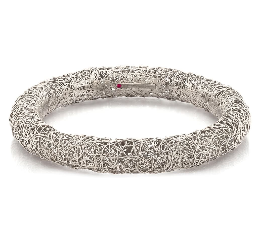 Ogden of Harrogate Jewellery Roberto Coin Silver Woven Bangle