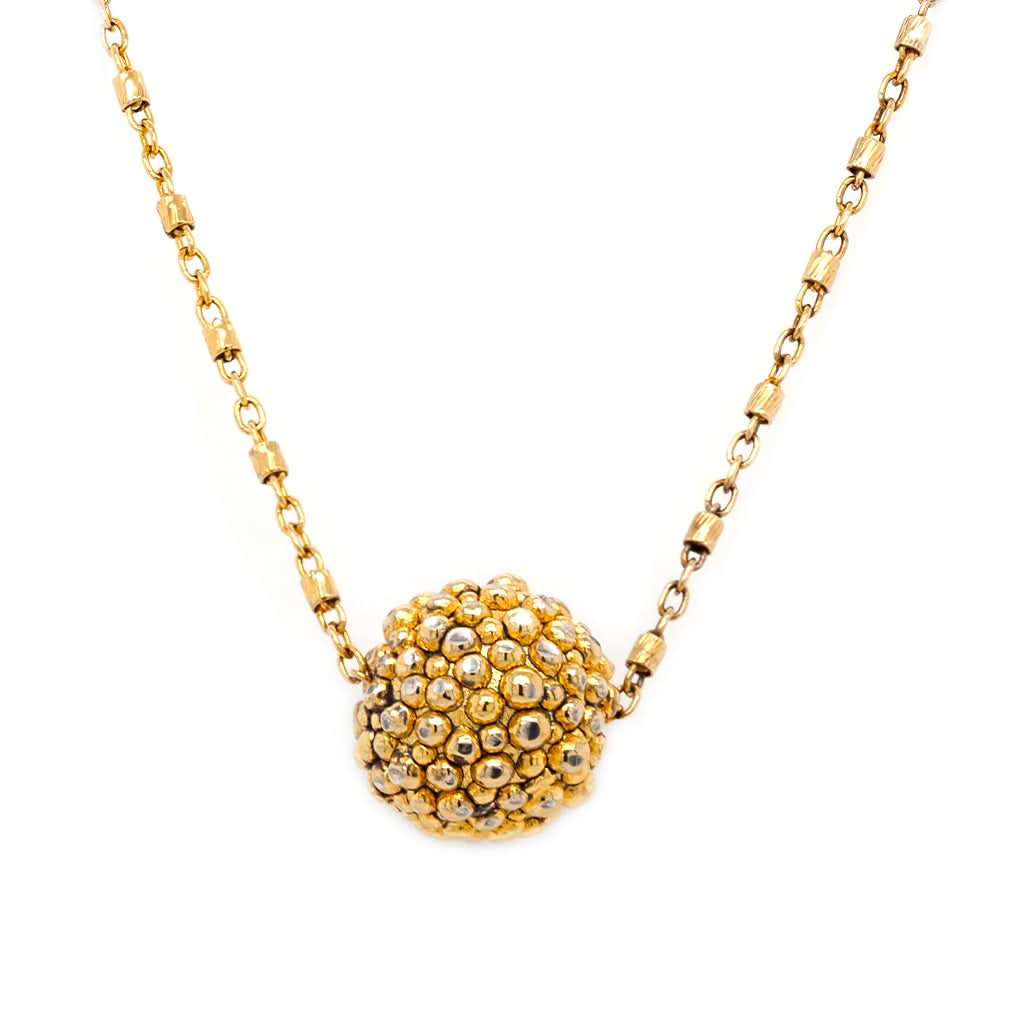Ogden of Harrogate Jewellery Roberto Coin, Yellow Gilt Silver Beaded Pendant