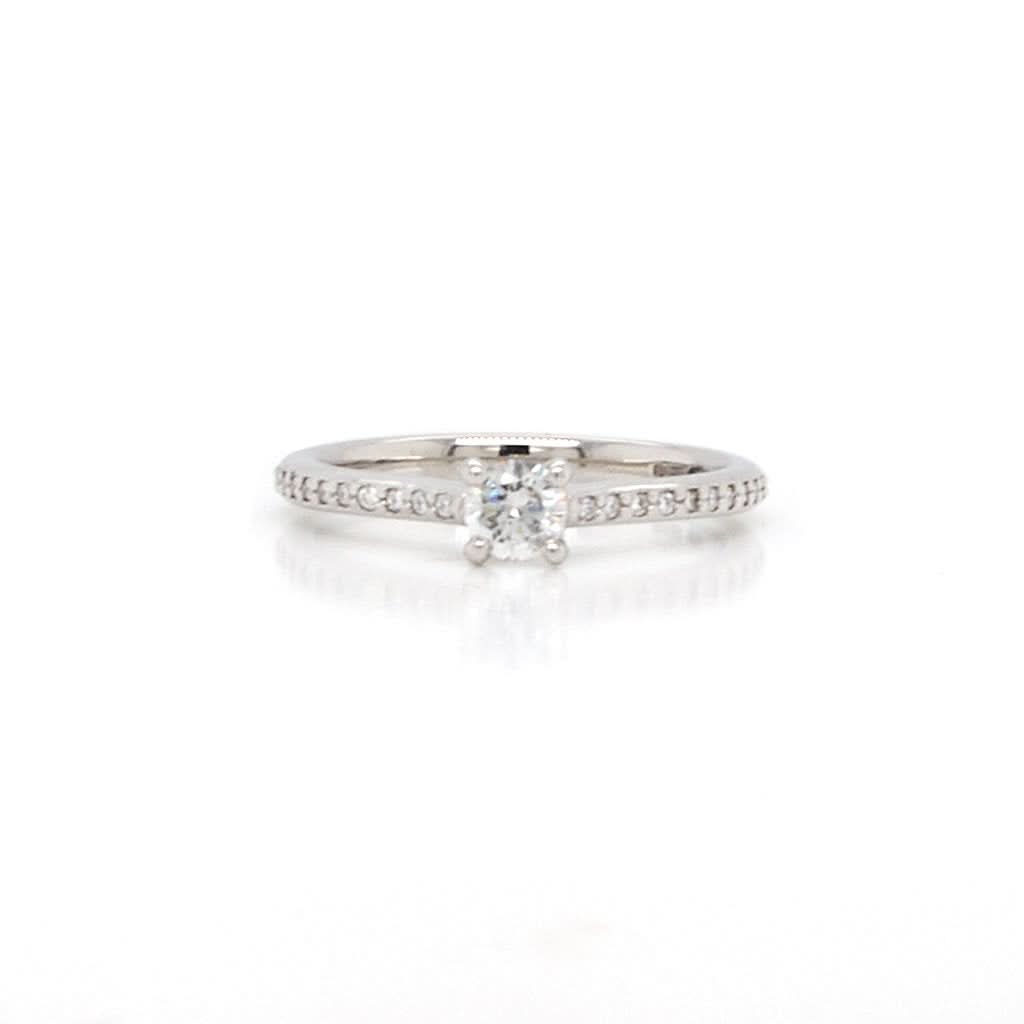 Ogden of Harrogate Jewellery Rosina®A Platinum Single-Stone Diamond Ring
