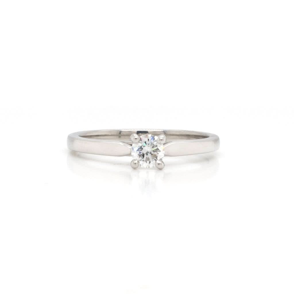 Ogden of Harrogate Jewellery Rosina® A Platinum Single-Stone Diamond Ring