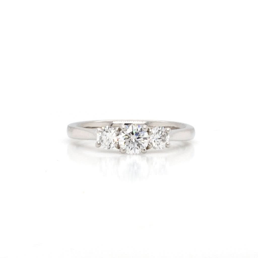 Ogden of Harrogate Jewellery Rosina®A Platinum Three-Stone Diamond Ring