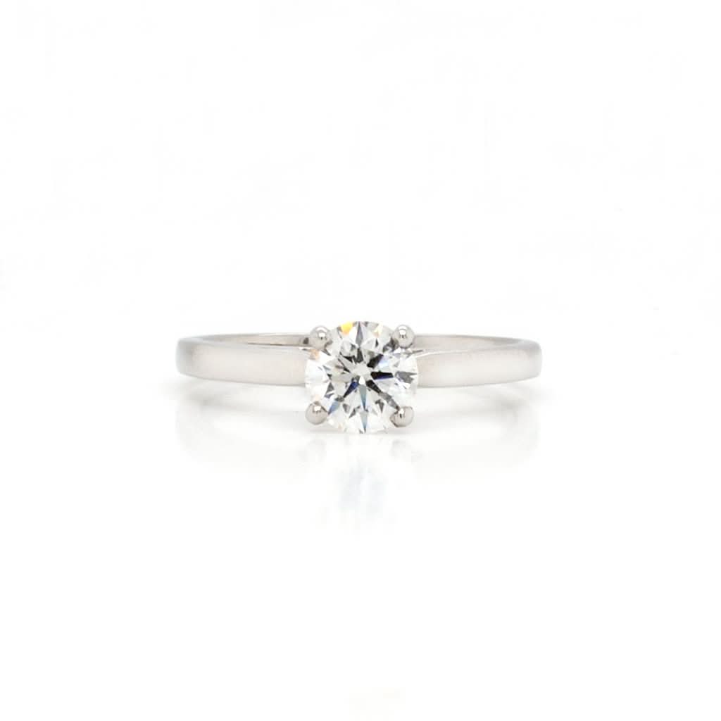 Ogden of Harrogate Jewellery Rosina® A Platium Single-Stone Diamond Ring