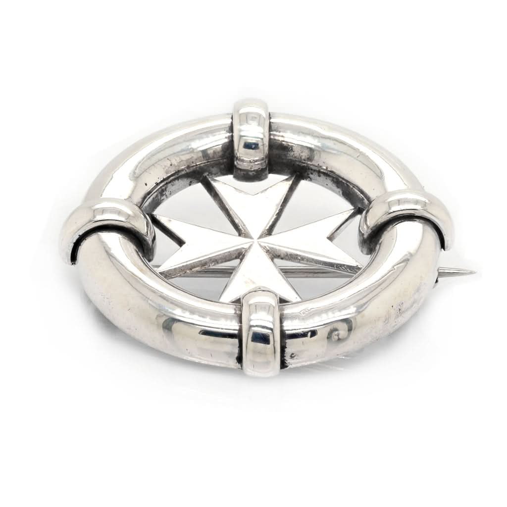 Ogden of Harrogate Jewellery Silver Celtic Brooch