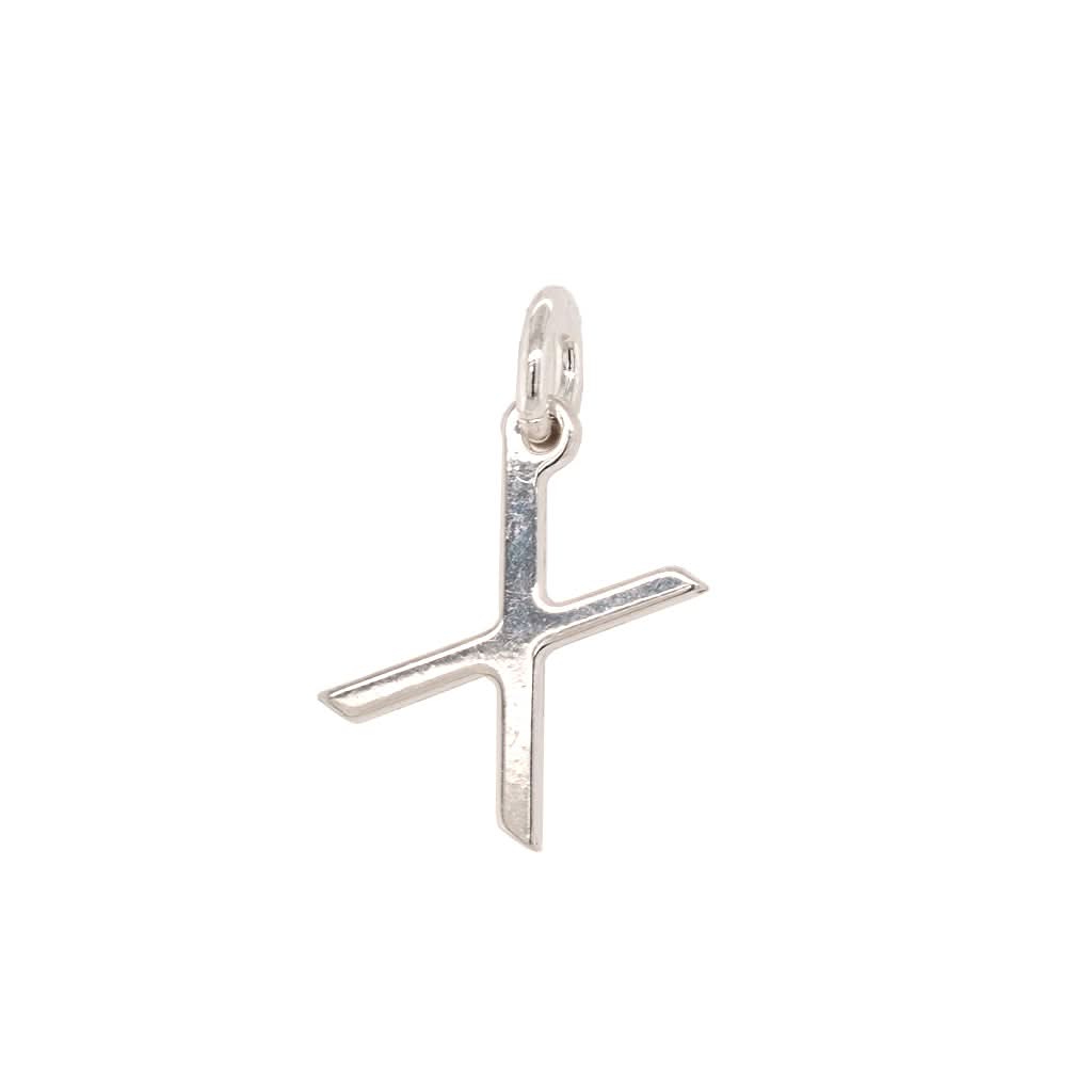 Ogden of Harrogate Jewellery Silver Letter X Charm