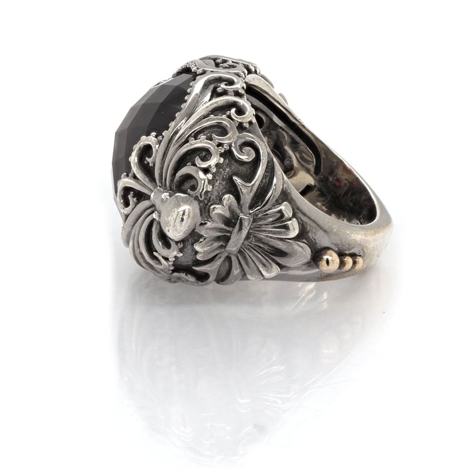 Ogden of Harrogate Jewellery Stephen Webster Raspberry Crystal Haze Octopus Ring
