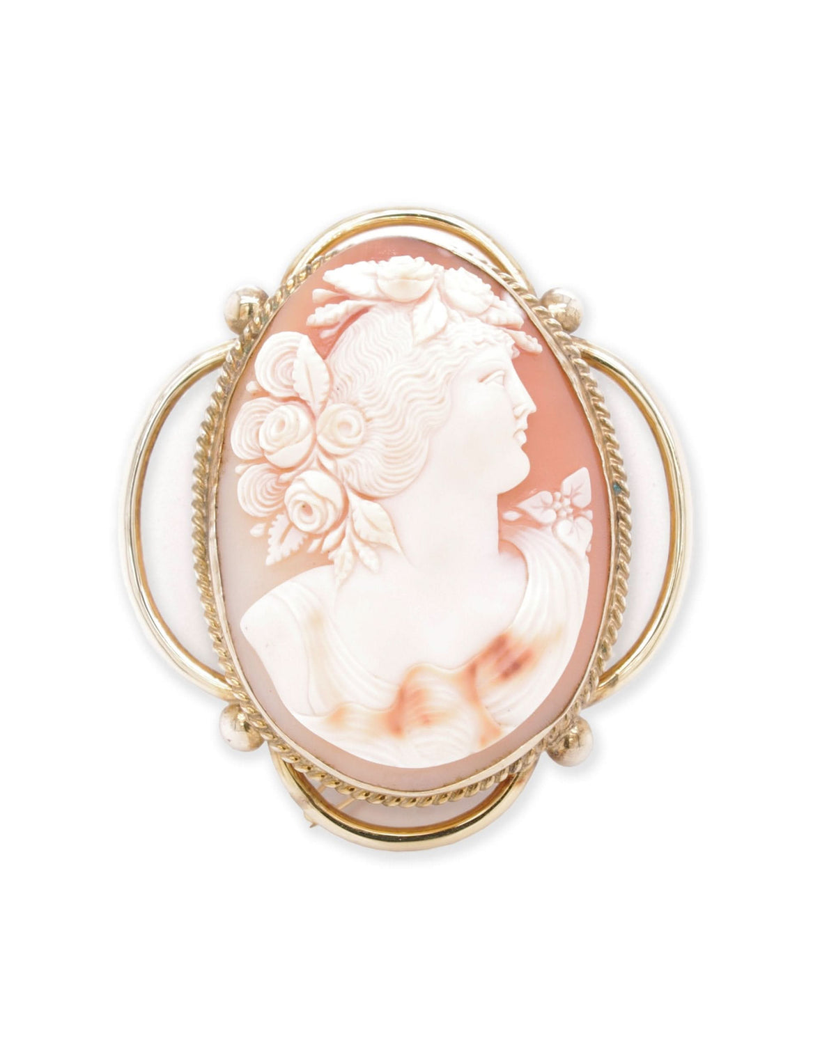 Ogden of Harrogate Jewellery Victorian Carmen Cameo Brooch